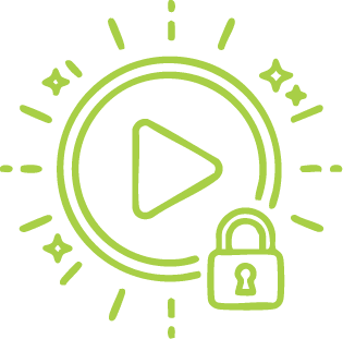 Locked video icon